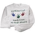 World's Best...hands Down Sweatshirt