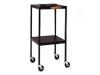 42-e4 42-inch Black Av Cart With 4-inch Casters / Electrical Unit
