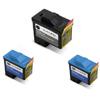 720 Color Inkjet Printer Cartridge Package - Includes 1 Black And 2 Color Cartridges
