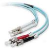 Lc/st 10 Gigabit Aqua Fiber Patch Cable  3.28 Ft
