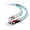 Lc/st 10 Gigabit Aqua Fiber Patch Cable - 9.84 Ft