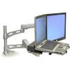 Lx Dual Desk Mount Arm   Black