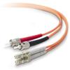 Multimode St/lc Duplsx Fiber Patch Cable   3.28 Ft
