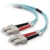 Sc/sc 10-gigabit Aqua Fiber Patch Cable  9.84 Ft