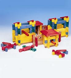 120-pc Wood-links Fun Fort Set