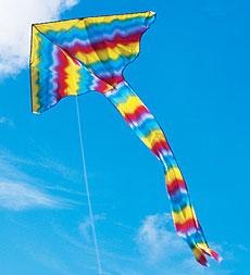 4 Tiedye Delta Kite, For Ages 4 And Up