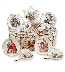 Alice In Wonderland Tea Set