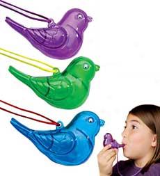 Bird aWter Whistle, Set Of 3