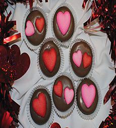 Chocolate Covered Sandwich Cookies, Set Of 6