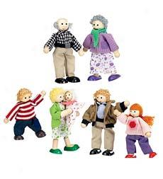 Dollhouse Family, Set Of 7