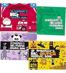 Ed Emberleys Big Drawing Book-purple