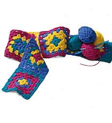 Granny Squares Crochet Kit
