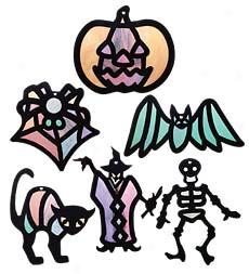 Halloween Stained Glass Kit