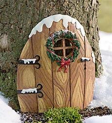 Holiday Elfin Tree Door