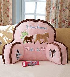 I Love Horses Lounge Pillow