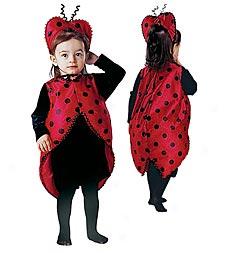 Ladybug Costume-12 To 24 Months