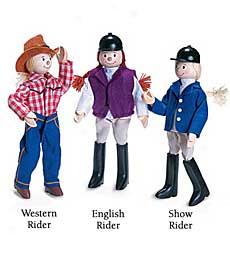 Lucky Horseshoe Rider Doll-english Rider