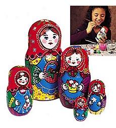 Paintyourown Matreshka Kit