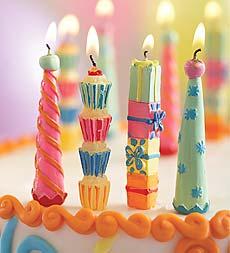 Party Candles, Set Of 12