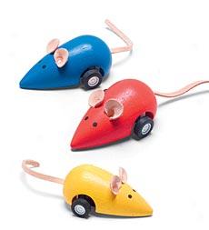 Racing Mice, Set Of 2