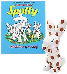 Spotty Book & Plush Bunny Set