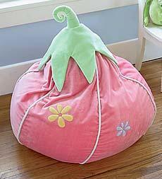 Strawberry Bean Bag Chairwill Ship End Of April 2011