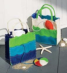 Summer Totes, Set Of 2