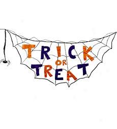 Trick Or Treat Bunting