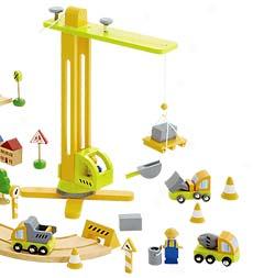 Wheel Town Crane Play Set