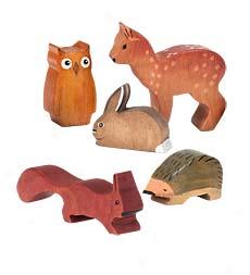 Woodland Animals, Set Of 5