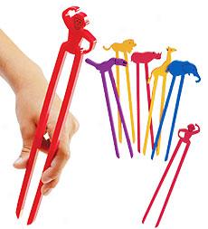 Zoo Sticks, Set Of 6